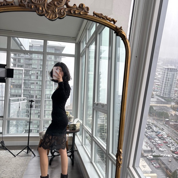 Black Lace skirt dress - Picture 4 of 6